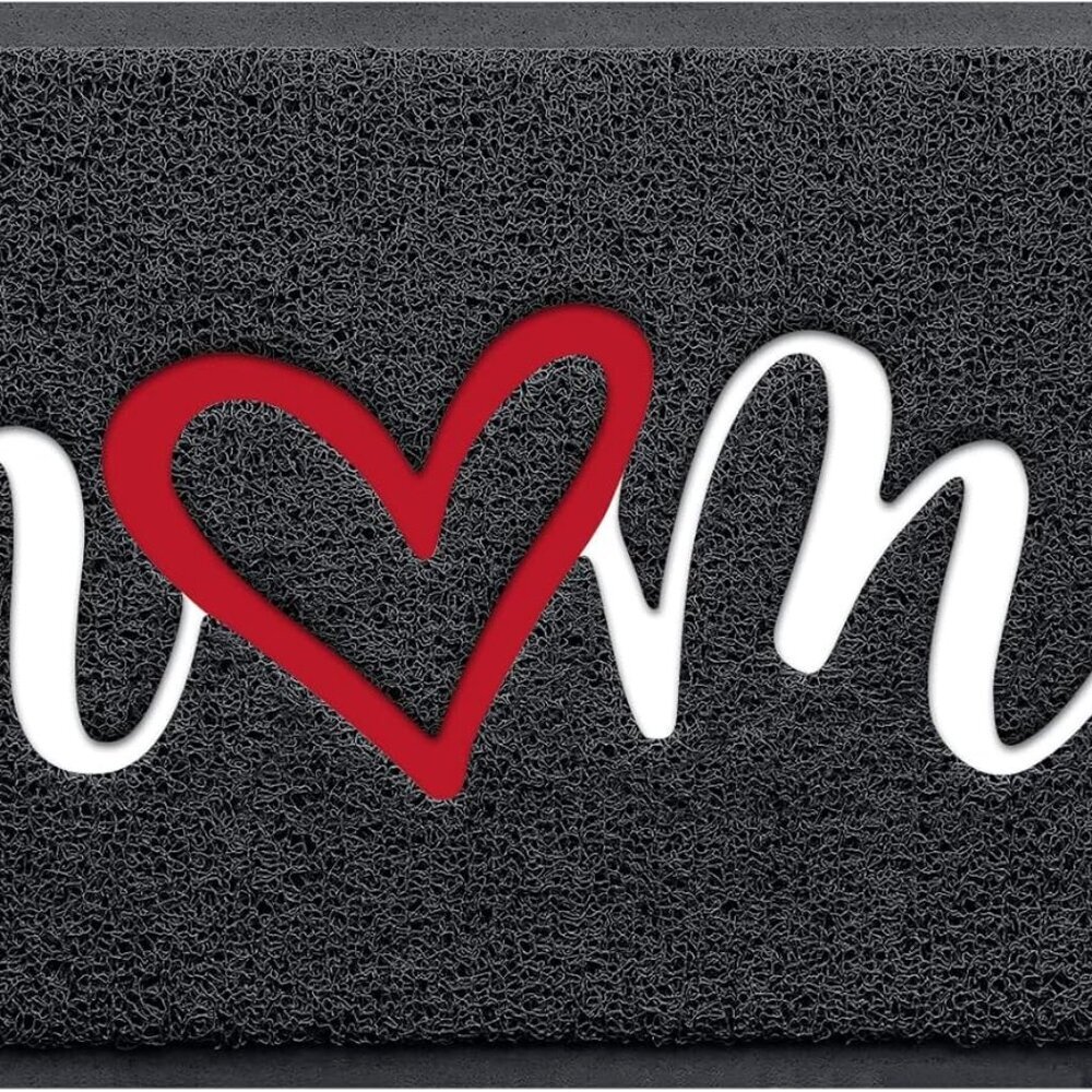 Door Mat Home Welcome Mats Outdoor and Indoor, Heavy-Duty Low-Profile Non-Slip F